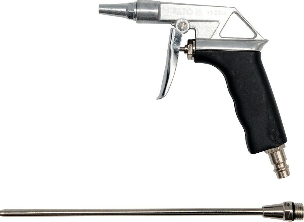 Yato yt-2373 compressed air pistol with extension cleaning gun flap gun