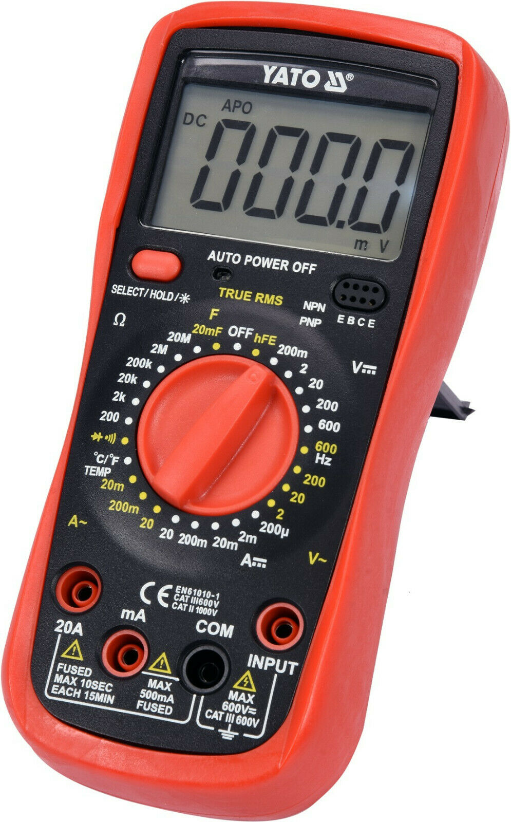 YATO YT-73083 Digitales Messgerät Multimeter Strommesser Spannungsmessgerät