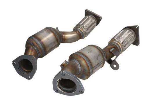 Catalyst vorkat Hosen tube left. +Re. For Audi Q7 Touareg 4.2 FSI Bar 3/06-5/10