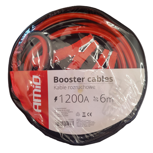 Starterkabel Batterie-Überbrückungskabel Starthilfekabel 1200A 6m LKW PKW Diesel