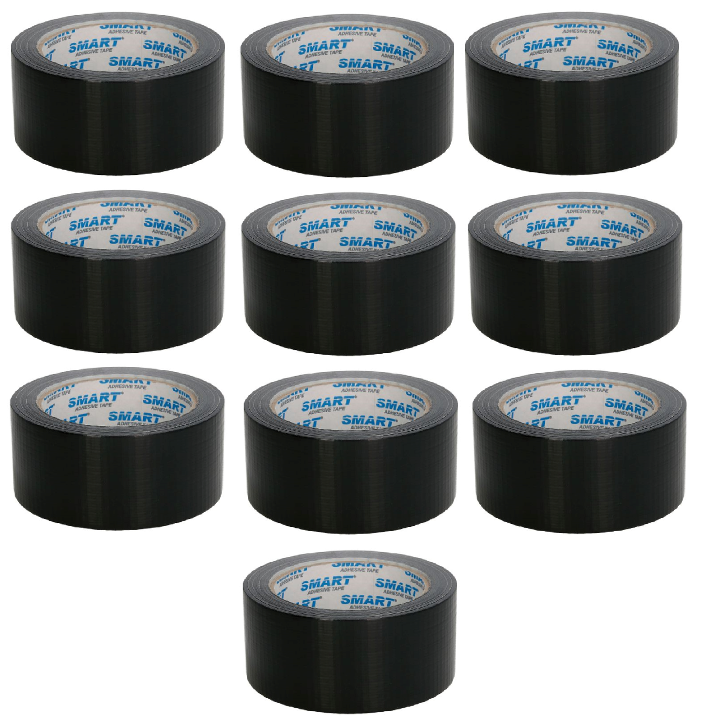 10x fabric tape adhesive tape black packing tape duct tape repair tape 48mm x 25m