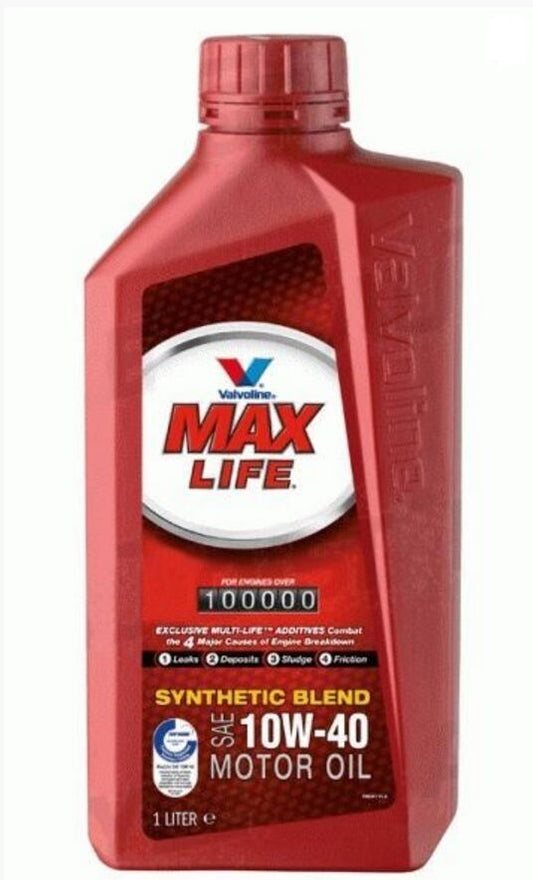 1l Valvoline Max Life synthetisch 10W40 Motoröl VW Audi Mercedes Fiat Renault