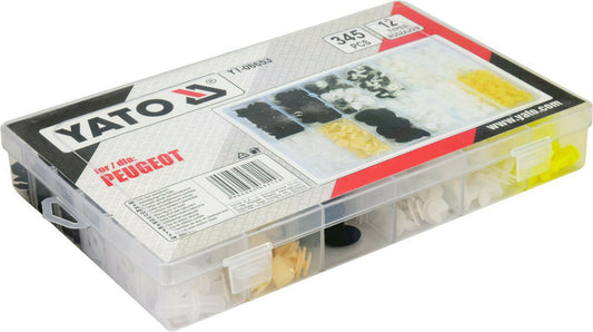 Yato YT-06653 Autoclips für Peugeot Ersatzclips 345 Sortierbox Befestigungsclips - Flex-Autoteile