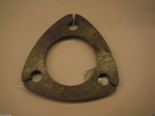 Exhaust connector muffe 3er flange plate plate cat adapter diameter 50mm VW Golf