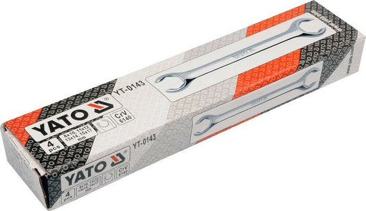 YATO YT-0143 4 Bremsleitungsschlüssel halboffen Ringschlüssel Leitungsschlüssel