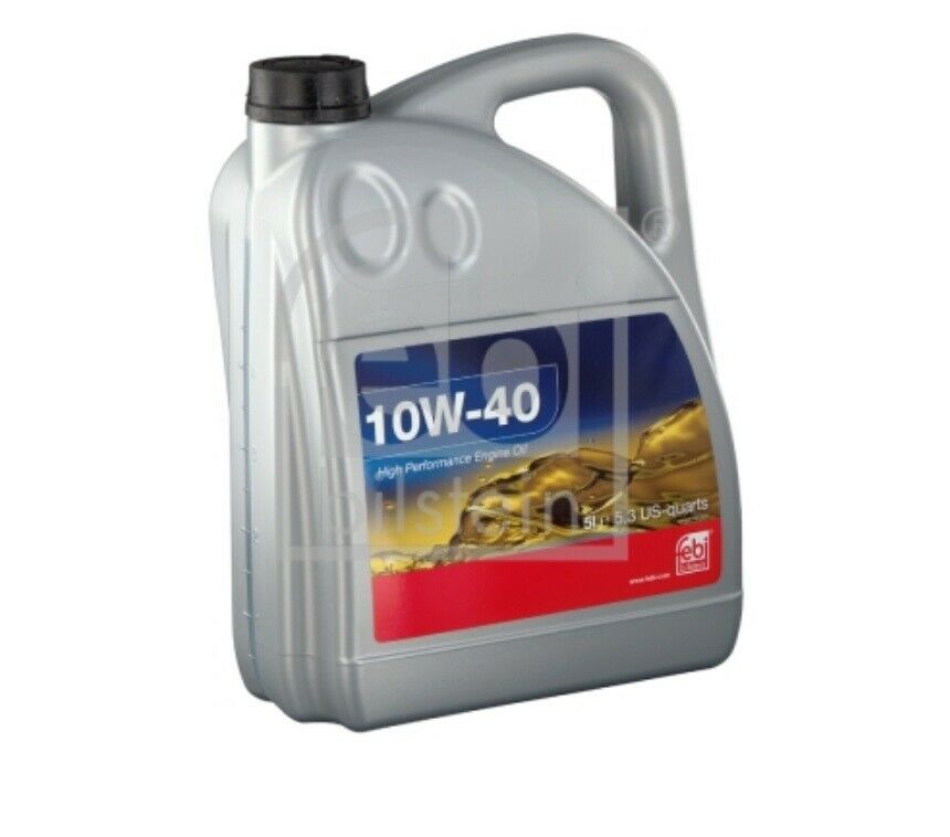 5 liters Febi 32933 engine oil 10W-40 VW 501.01 505.00 Mercedes MB 229.1 ACAE A3 B4