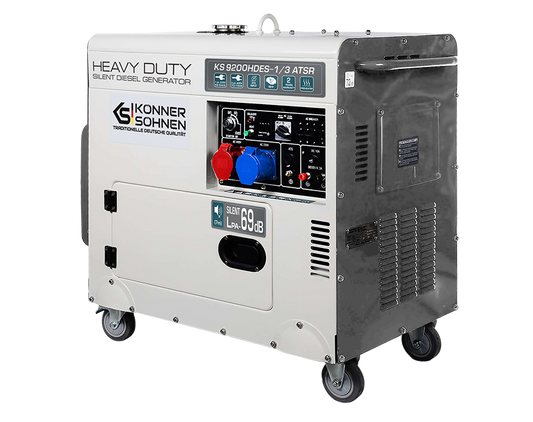 K&S Notstromaggregat 230V 400V Diesel Stromgenerator Notstromerzeuger 7.5kW ATS