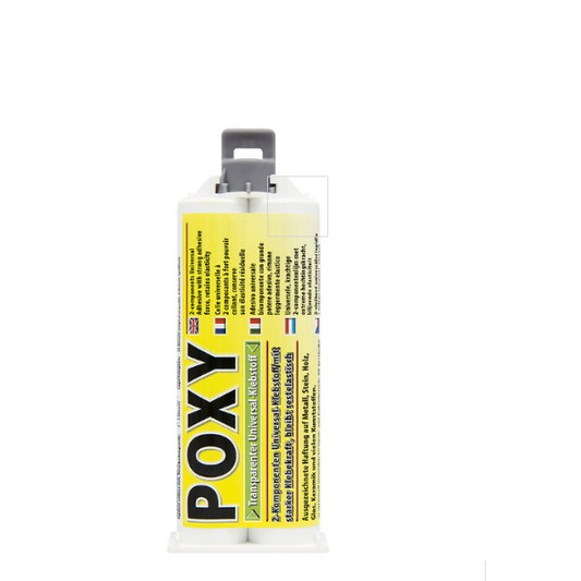 PETEC Poxy Transparenter Universal-Klebstoff mit starker Klebekraft 50ml