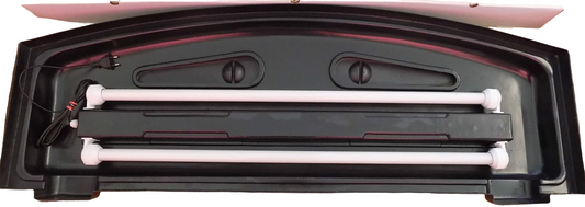 Panorama Aquariumabdeckung Abdeckung Aquarium Beleuchtung 120 x 40cm 2 x 30 Watt