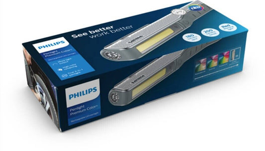 Philips LPL81X1 LED LUXEON Taschenlampe Kfz-lampe Notlampe Werkstattleuchte Rot