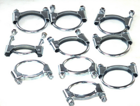 10x Bosal Bügelschelle Auspuffschelle Rohrschelle Schelle Auspuff Rohr M8 Ø 65mm