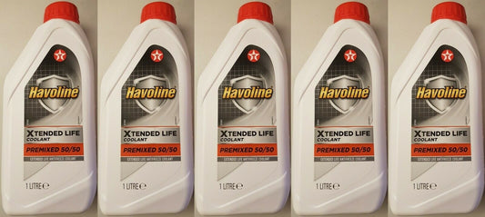 Havoline KÜHLERFROSTSCHUTZ KÜHLFLÜSSIGKEIT 5L G12+ 50/50 Premixed Rot MAN Scania - Flex-Autoteile