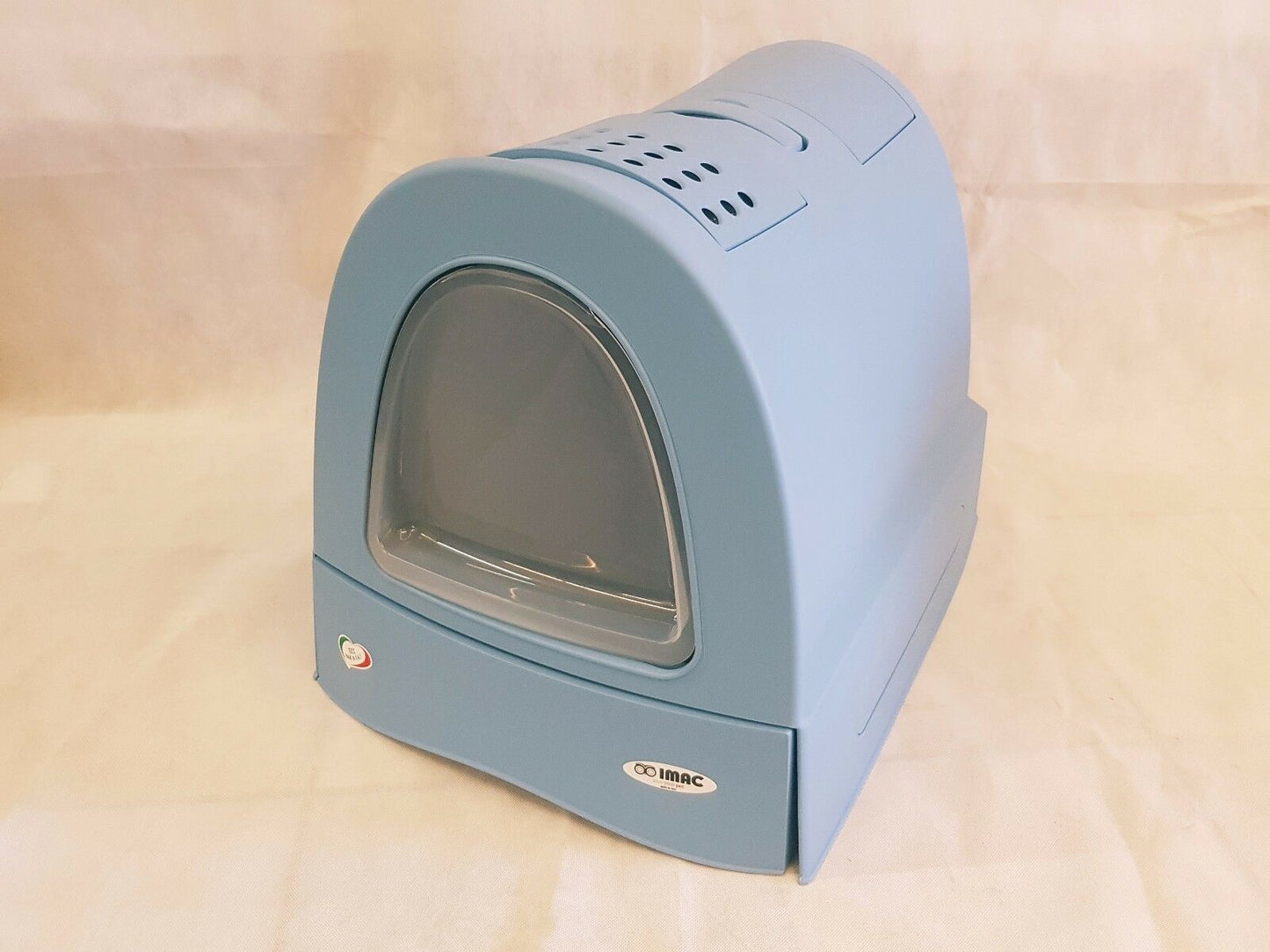 Katzentoilette Katzenklo Haubentoilette Schnelle Reinigung mit Schiebefach Blau - Flex-Autoteile