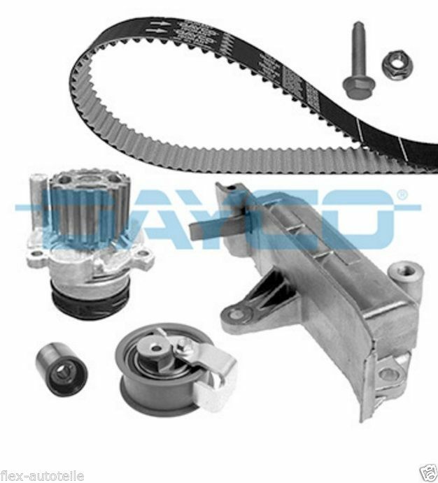 DAYCO Wasserpumpe + Zahnriemensatz für Golf Bora Passat 3B Sharan A3 Galaxy 1,9 - Flex-Autoteile