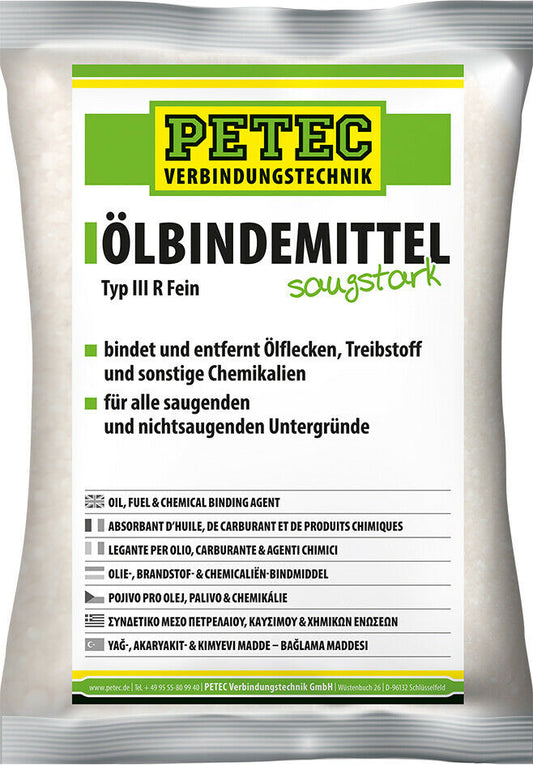 PETEC 72320 20kg Ölbindemittel Typ III R Granulat fein ÖlBond Chemikalienbinder - Flex-Autoteile