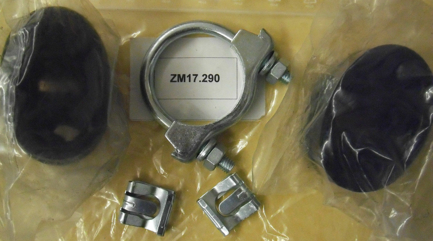 Anbausatz Auspuff hinten Endschalldämpfer Endtopf für Opel Corsa B 1,0 12V X10XE - Flex-Autoteile