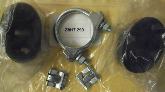 Anbausatz Auspuff hinten Endschalldämpfer Endtopf für Opel Corsa B 1,0 12V X10XE - Flex-Autoteile