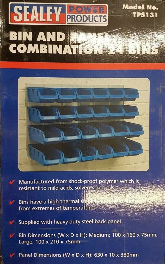 Sealey kleinteil Regal Plastik Container Lagerbehälter Schubladen Boxen Kästen - Flex-Autoteile