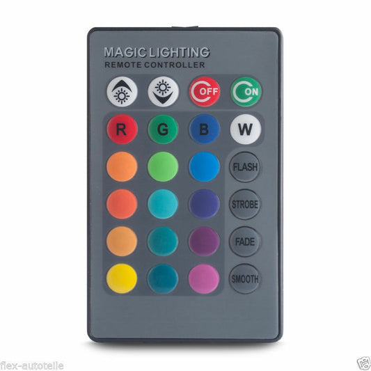 LED Strahler Fluter Spot 10W RGB Bunt Farbwechsel Fernbedinung Rot Grün Blau - Flex-Autoteile