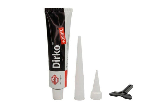 Elring 006.553 Dirko Schwarz Spezial Silikon Ölwannendichtung +300°C 70ml Tube - Flex-Autoteile