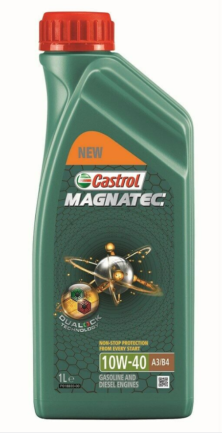 Castrol 1L Magnatec Motoröl 10W40 ACEA A3 B3 B4 API SN für Fiat Renault VW MB - Flex-Autoteile
