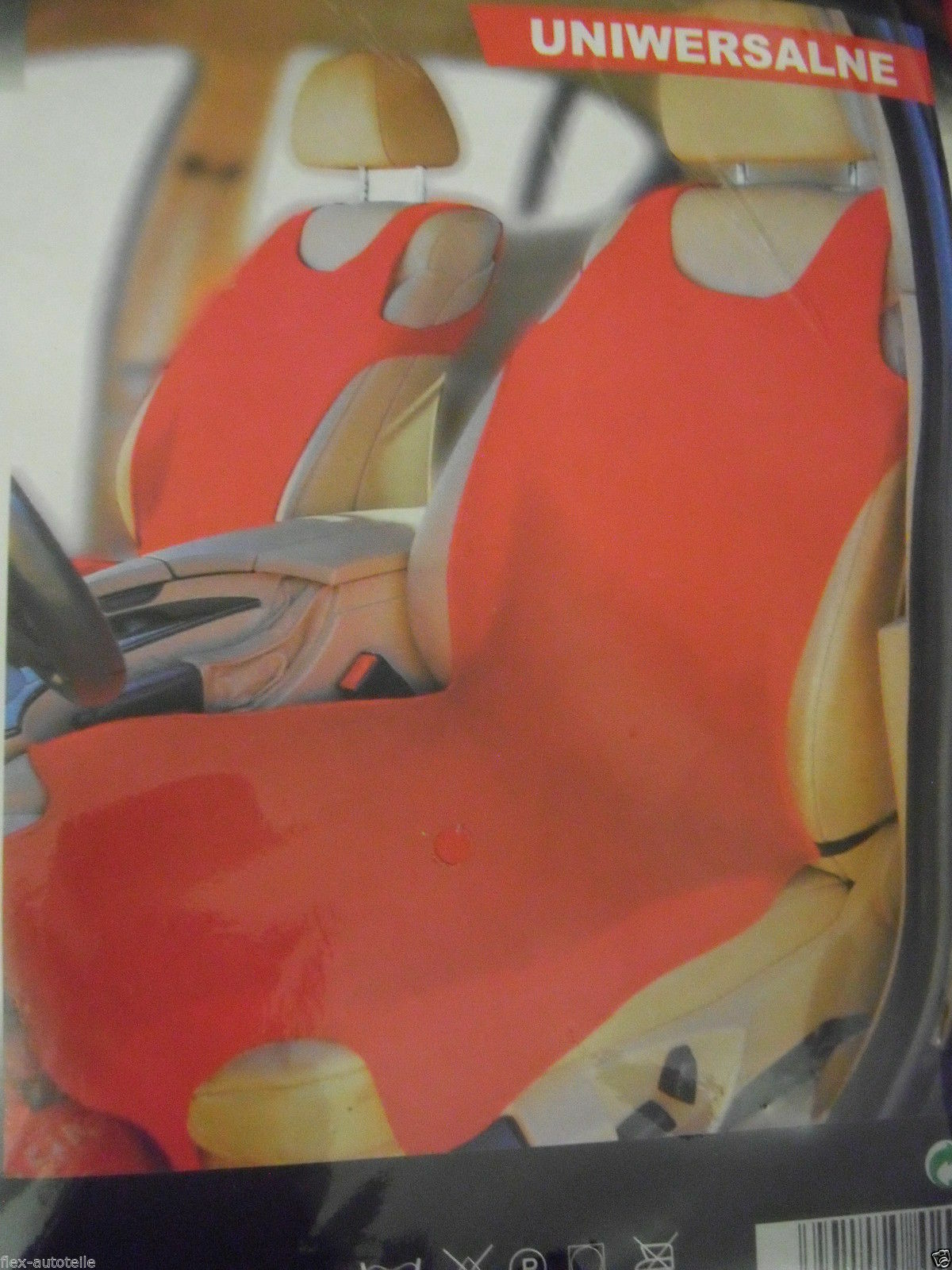 Autositzbezüge Komplettset Autositzschutz Autositzbezüge Polyester Orange