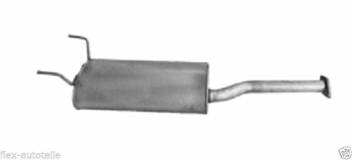 Auspuff mitte Mittelschalldämpfer-topf für Ssangyong Kyron 2,0 2,7 Xdi 4x4 - Flex-Autoteile