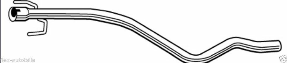 Reparaturrohr Kat Katalysator Mittelrohr Hosenrohr Rohr für Combo 1,7DI/DTI 16V - Flex-Autoteile