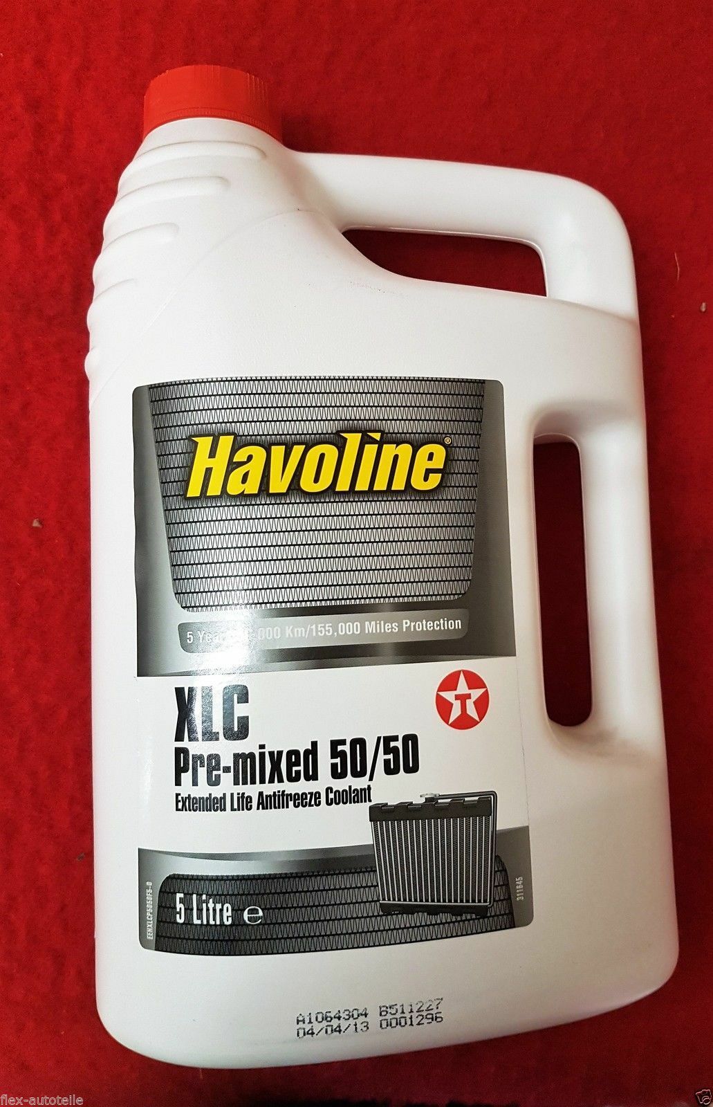 Havoline KÜHLERFROSTSCHUTZ KÜHLFLÜSSIGKEIT 5L G12+ 50/50 Premixed Rot MAN Scania - Flex-Autoteile