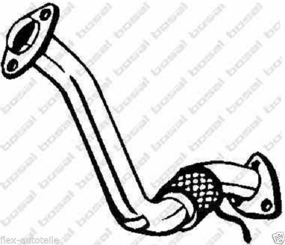 Bosal Hosenrohr Flexrohr Krümmerrohr für Land Rover Freelander 2,0 Td 4x4 00-06 - Flex-Autoteile