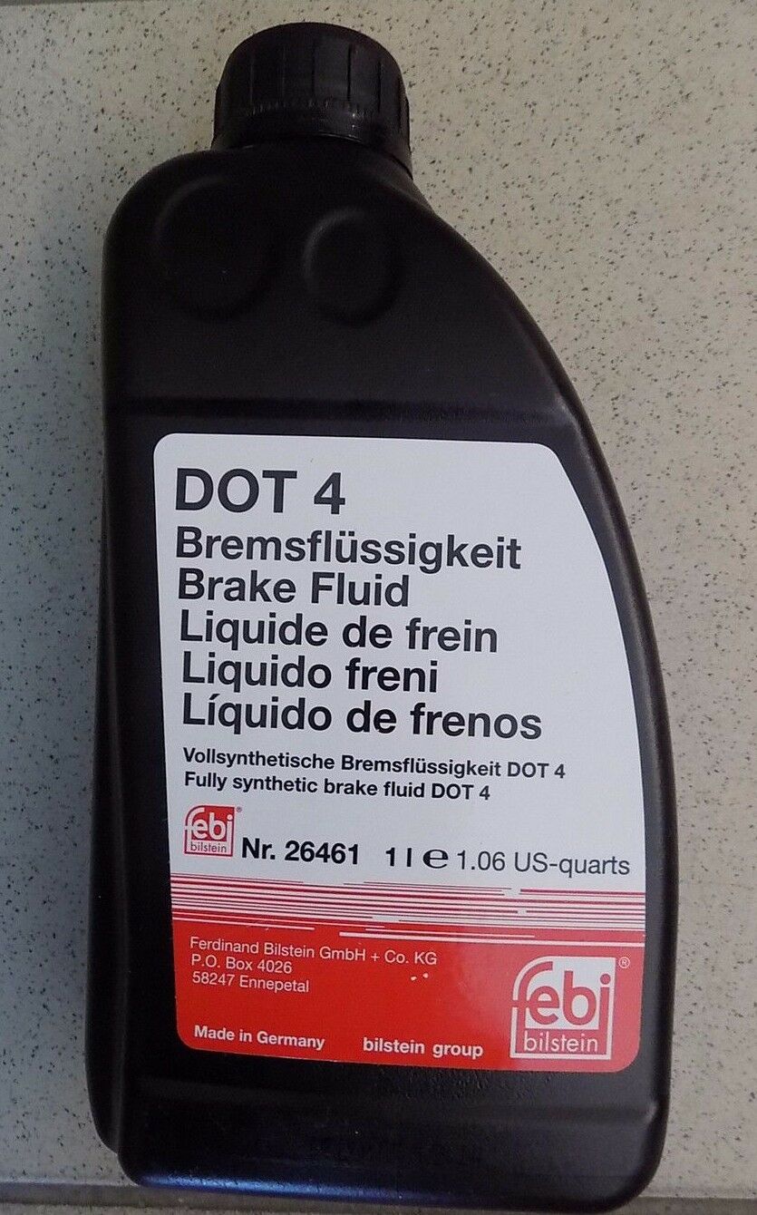 Febi Bremsflüssigkeit 1L DOT4 für Toyota Ford Fiat Renault Opel Audi VW Mercedes - Flex-Autoteile