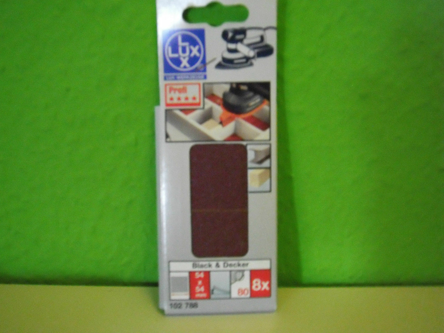 8x Schleifpapier Multischleifer 4`n1 KA für Black&Decker 54 x 54 mm 120 Körnung - Flex-Autoteile