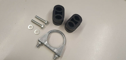 Anbausatz Montagesatz Auspuff Mitteltopf für Opel Omega B Caravan Kombi 2,5 3,0 - Flex-Autoteile