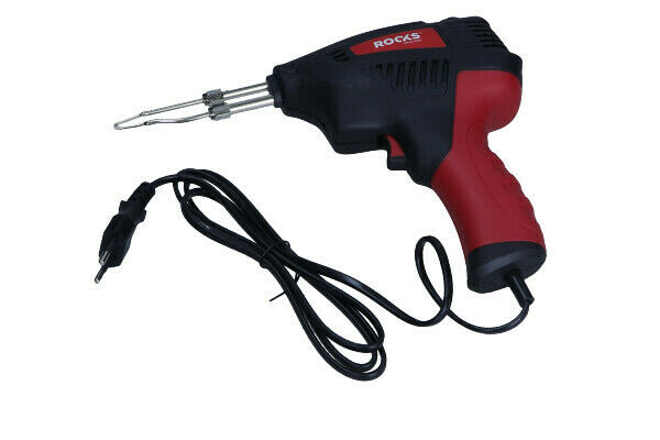ROOKS Lötpistole 3 Stufen 200W 200-500°C Lötset Lötgerät Lötkolben Systemkoffer - Flex-Autoteile