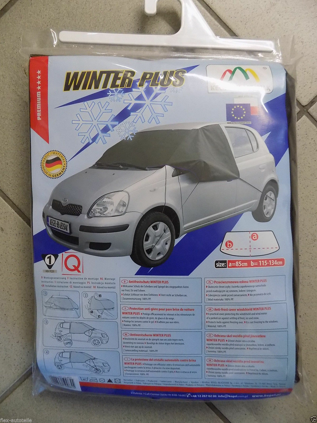 Universelle Windschutzscheibenabdeckung Frontscheibenabdeckung Sommer Winter  - Flex-Autoteile