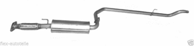 Auspuff Mitteltopf Mittelschalldämpfer für Fiat Doblo Cargo Natural Power 1,6 - Flex-Autoteile