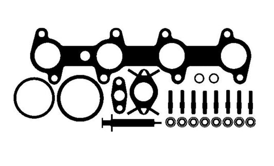 Elring Anbausatz Turbolader für Opel Astra H Signum Vectra C Zafira B 1,9CDTi - Flex-Autoteile