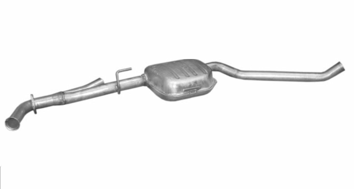 Mittelschalldämpfer Mitteltopf Auspuff links für Opel Omega B Caravan Kombi 2,2 - Flex-Autoteile