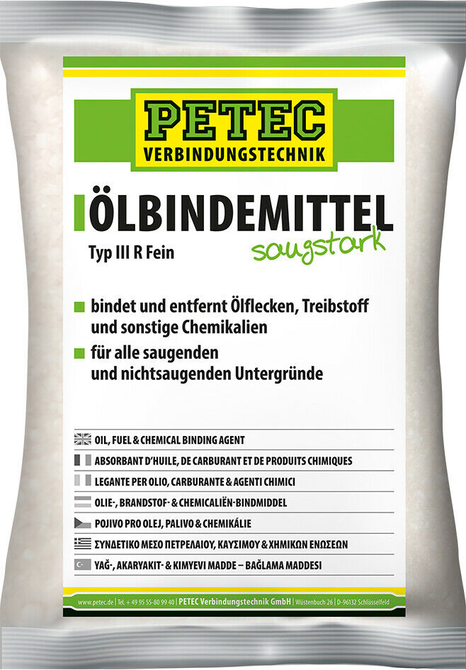 PETEC 72320 20kg Ölbindemittel Typ III R Granulat fein ÖlBond Chemikalienbinder - Flex-Autoteile