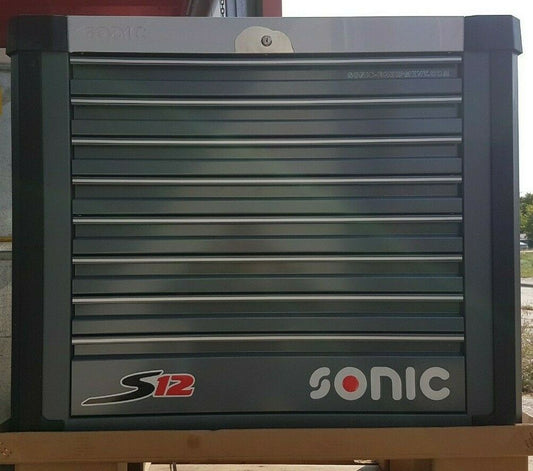 Sonic 748529 Werkstattwagen S12 komplett gefüllt 485tlg Rollbarer Werkzeugkasten - Flex-Autoteile