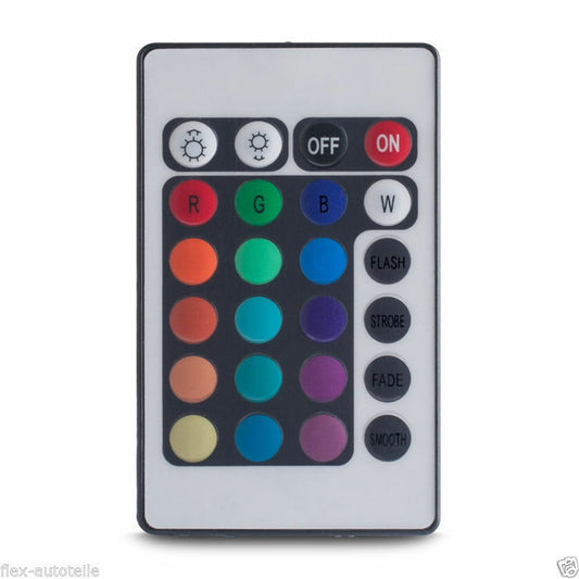LED Strahler Fluter Spot 20W RGB Bunt Farbwechsel Fernbedinung Lila Gelb Orange - Flex-Autoteile