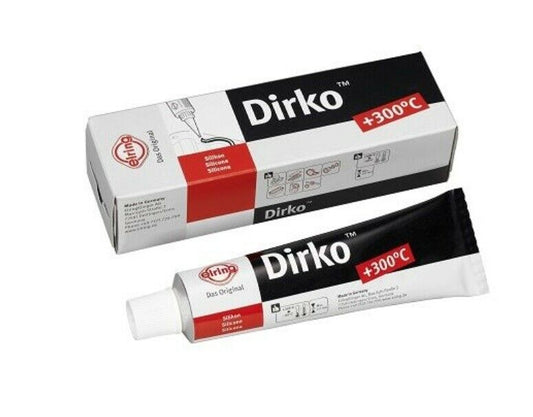 Elring 006.553 Dirko Schwarz Spezial Silikon Ölwannendichtung +300°C 70ml Tube - Flex-Autoteile