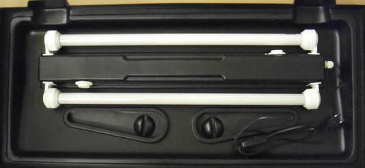 LED Aquariumabdeckung Abdeckung Aquarium Deckel Beleuchtung 120x50 cm 2x 15Watt - Flex-Autoteile