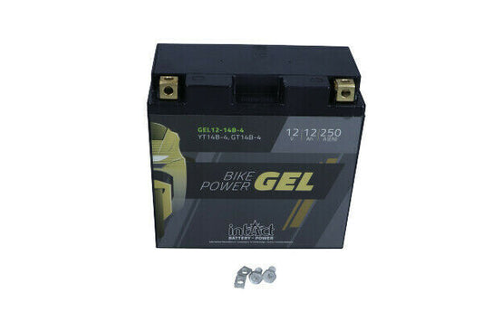 GEL Motorradbatterie Batterie Motorrad 12AH 250A 12V für Yamaha YT14B-4 YT14B-BS - Flex-Autoteile