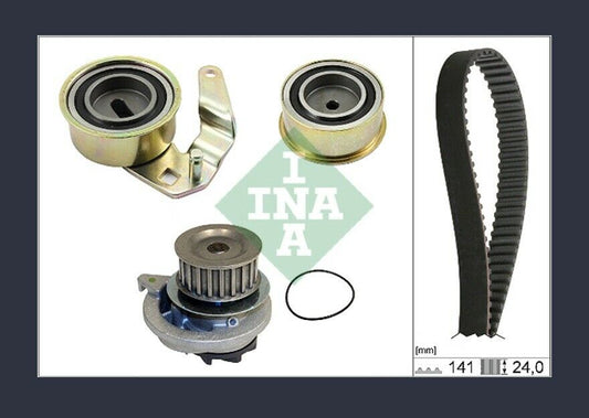 INA Zahnriemensatz für Astra Calibra Vectra A 2,0 16V Turbo Kadett E 2,0 GSI - Flex-Autoteile