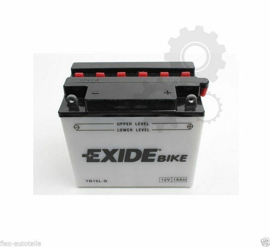 EXIDE M4 F43 Motorradbatterie Batterie 19AH für Kawasaki GPZ GTR Z KZ YB16L-B - Flex-Autoteile