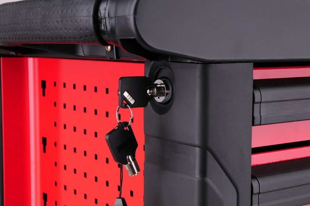 YATO Werkzeugwagen bestückt hochwertig 177tlg Werkstattwagen Werkzeugkasten - Flex-Autoteile