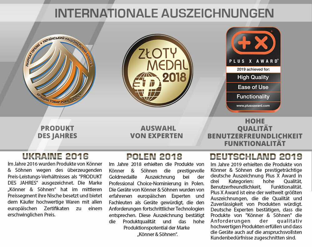 Diesel Stromerzeuger Könner & Söhnen Notstromaggregat 18PS 8KW 230/400V E-Start - Flex-Autoteile