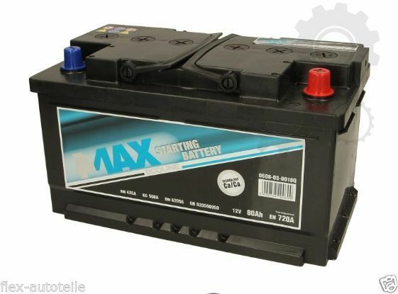 Car battery starter battery 12V 80AH for Audi Ford Jaguar Rover Opel Seat  VW - Flex Auto parts – Flex-Autoteile