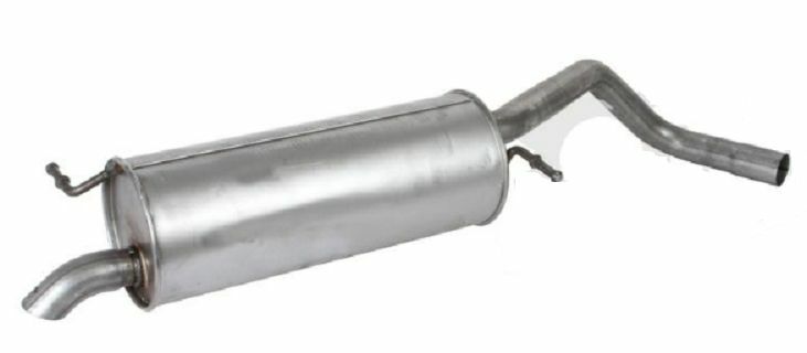 Endschalldämpfer Endtopf Auspuff für Seat Ibiza Skoda Fabia VW Polo 1,6 16V - Flex-Autoteile